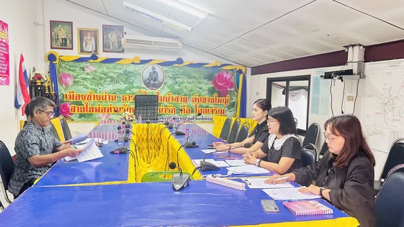 เข้าร่วมประชุมเพื่อคัดเลือกประธานกรรมการการเลือกตั้งประจำองค์การบริการส่วนตำบลโคกเจริญ