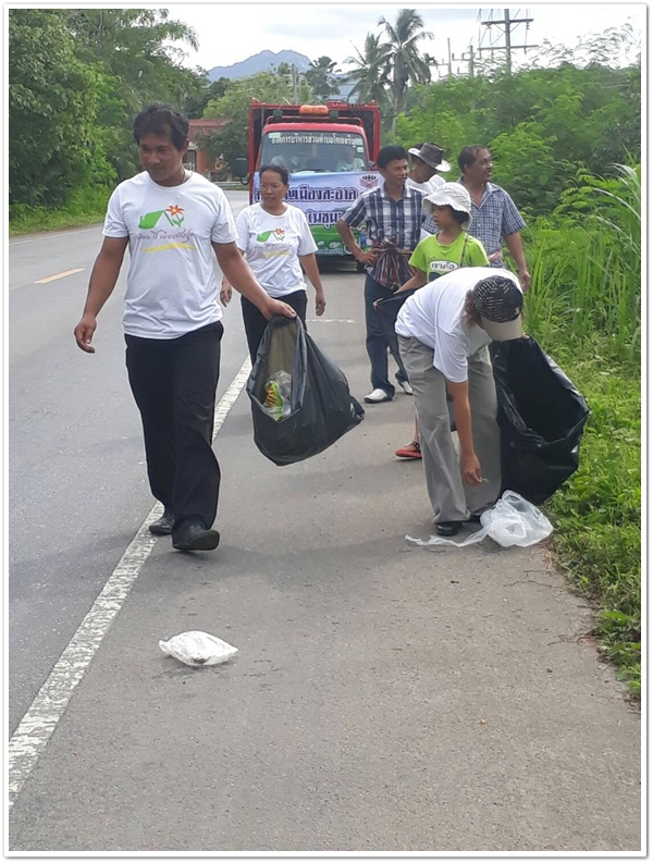 โครงการทับปุดเมืองสะอาดปราศจากขยะในชุมชน