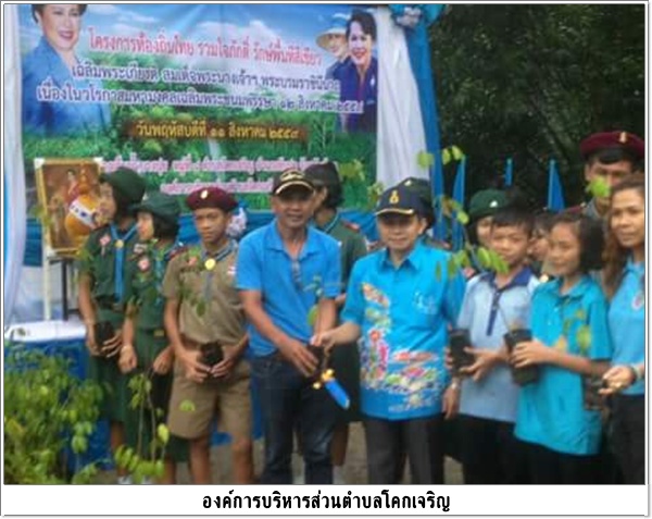 โครงการทัองถิ่นไทยร่วมใจภักดิ์รักษ์พื้นที่สีเขียว